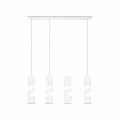 Luminaires Trio Stream Suspension Blanc, 4 lumières* Suspensions