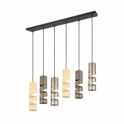 Luminaires Trio Stream Suspension Multicolore, 6 lumières* Suspensions