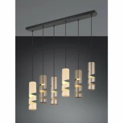 Luminaires Trio Stream Suspension Multicolore, 6 lumières* Suspensions