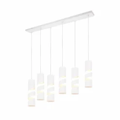 Luminaires Trio Stream Suspension Blanc, 6 lumières* Suspensions