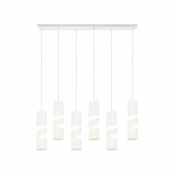 Luminaires Trio Stream Suspension Blanc, 6 lumières* Suspensions