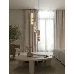 Luminaires Trio Stream Suspension Multicolore, 3 lumières* Suspensions