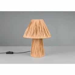 Lampes En Bois-Luminaires Reality Style champignon Anea Lampe à poser Bois clair, 2 lumières