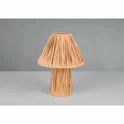 Lampes En Bois-Luminaires Reality Style champignon Anea Lampe à poser Bois clair, 2 lumières