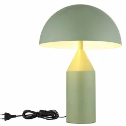 Luminaires Globo Lighting Style champignon Atoma Lampe à poser Vert, 2 lumières* Lampes À Poser