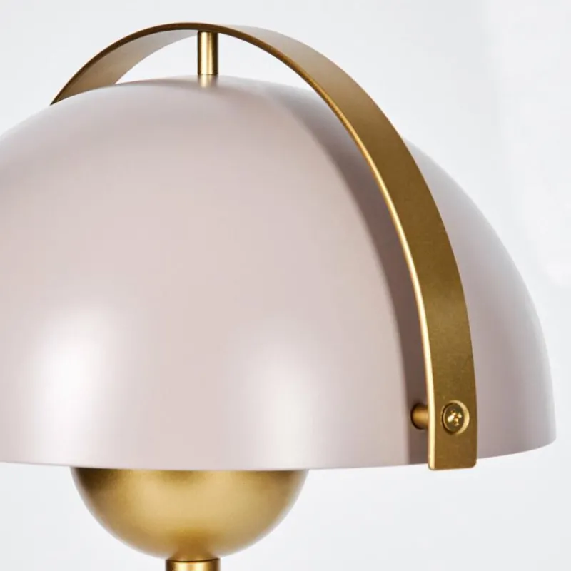 Lampes Dorées-hofstein Style champignon Guttsta Lampe à poser Or, 1 lumière