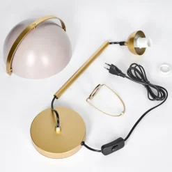 Lampes Dorées-hofstein Style champignon Guttsta Lampe à poser Or, 1 lumière