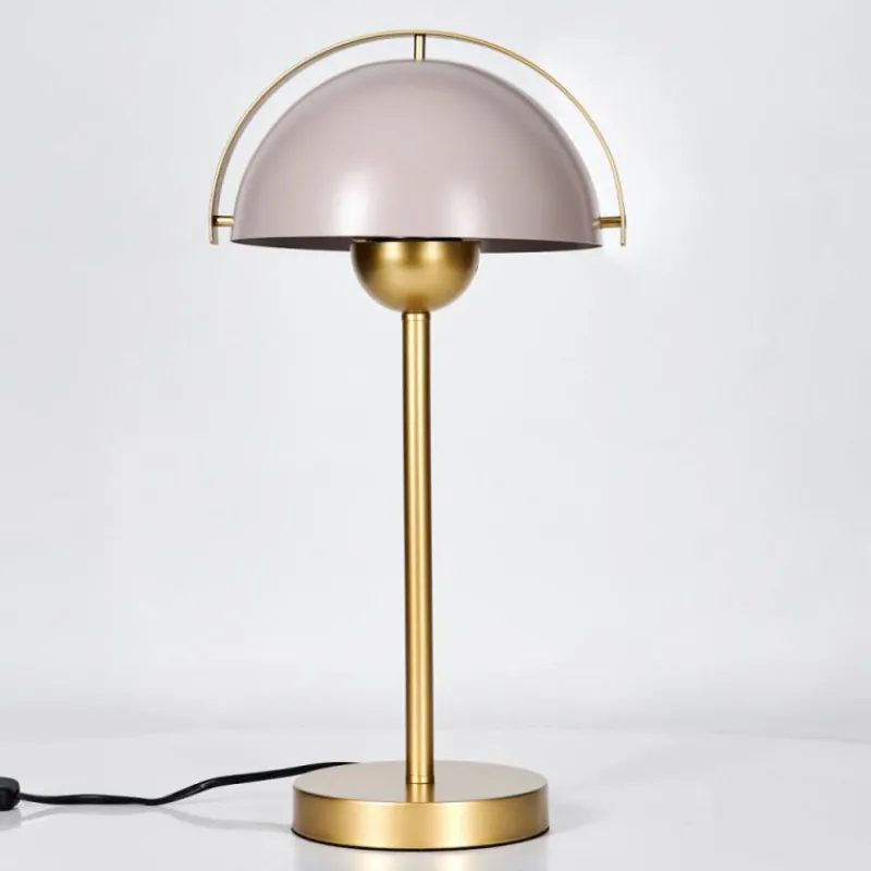 Lampes Dorées-hofstein Style champignon Guttsta Lampe à poser Or, 1 lumière