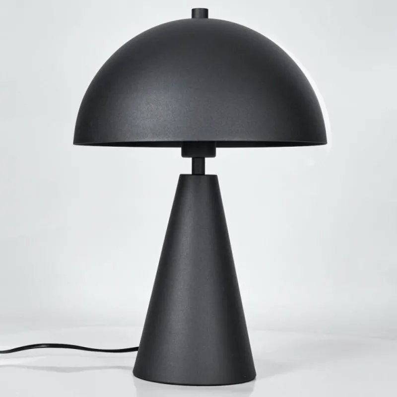 hofstein Style champignon Nor Lampe à poser Noir, 1 lumière
