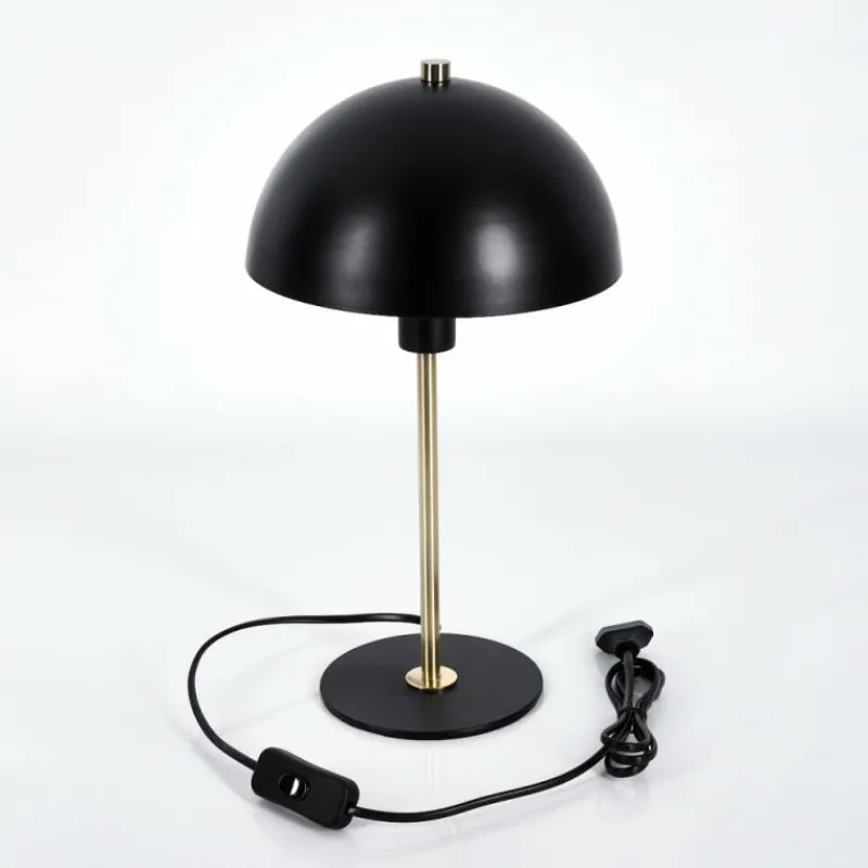 Lampes Dorées-hofstein Style champignon Sandvig Lampe à poser Or, Noir, 1 lumière