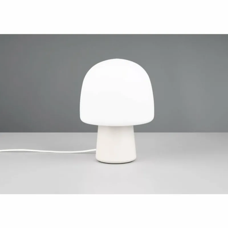 Luminaires Trio Style champignon Steen Lampe à poser Gris, 1 lumière