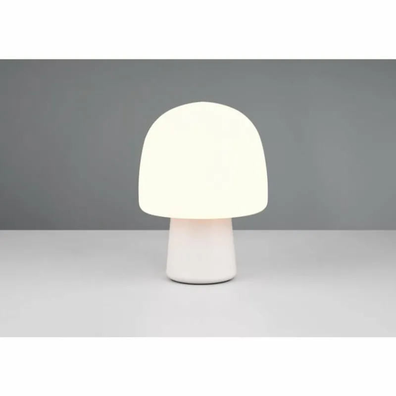 Luminaires Trio Style champignon Steen Lampe à poser Gris, 1 lumière