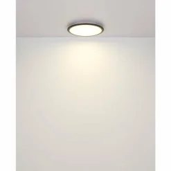 Luminaires Globo Lighting Suna Plafonnier LED Noir, 1 lumière, Télécommandes* Éclairage Led