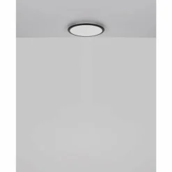 Luminaires Globo Lighting Suna Plafonnier LED Noir, 1 lumière, Télécommandes* Éclairage Led