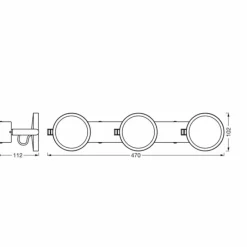 Luminaires Ledvance SUNATHOME Applique murale LED Argenté, 1 lumière