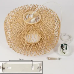 Luminaires Scandinaves-hofstein Suspension Acapulco Blanc, 1 lumière