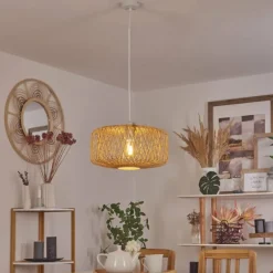 Luminaires Scandinaves-hofstein Suspension Acapulco Blanc, 1 lumière