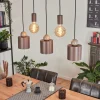 Lampes Vintages & Rétros-hofstein Suspension Alcafaz Moka, 5 lumières