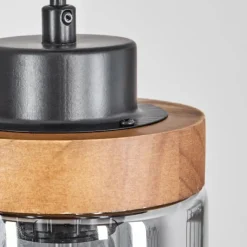 Suspension Verre Fumé-hofstein Suspension Amignon Noir, 3 lumières