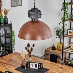 Lampes Industrielles-hofstein Suspension Amorots Noir, 1 lumière