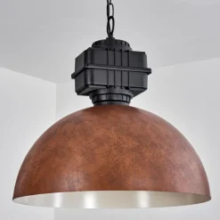 Lampes Industrielles-hofstein Suspension Amorots Noir, 1 lumière