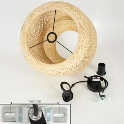 Luminaires Scandinaves-hofstein Suspension Andorinho Noir, 1 lumière