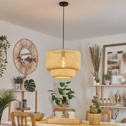 Luminaires Scandinaves-hofstein Suspension Andorinho Noir, 1 lumière