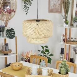 Luminaires Scandinaves-hofstein Suspension Andorinho Noir, 1 lumière