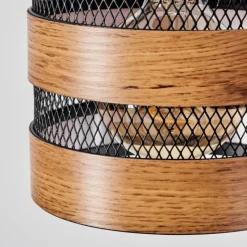 Style Boho-Chic-hofstein Suspension Anthe Écru, Noir, 4 lumières