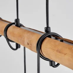 Style Boho-Chic-hofstein Suspension Anthe Écru, Noir, 4 lumières