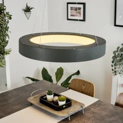 hofstein Suspension Areja LED Anthracite, Blanc, 1 lumière