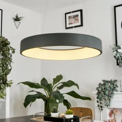 hofstein Suspension Areja LED Anthracite, Blanc, 1 lumière