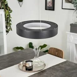 hofstein Suspension Areja LED Noir, Blanc, 1 lumière