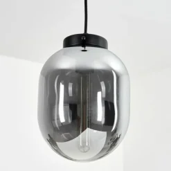 Suspension Verre Fumé-hofstein Suspension Arieux Noir, 1 lumière