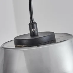 Suspension Verre Fumé-hofstein Suspension Autry Noir, 1 lumière