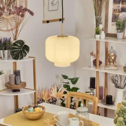 hofstein Suspension Banhos Laiton, 1 lumière