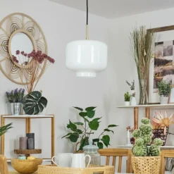 hofstein Suspension Banhos Laiton, 1 lumière