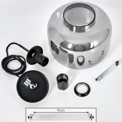 Suspension Verre Fumé-hofstein Suspension Banhos Noir, 1 lumière