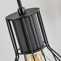 Luminaires Scandinaves-hofstein Suspension Bardhaman Écru, Noir, 4 lumières