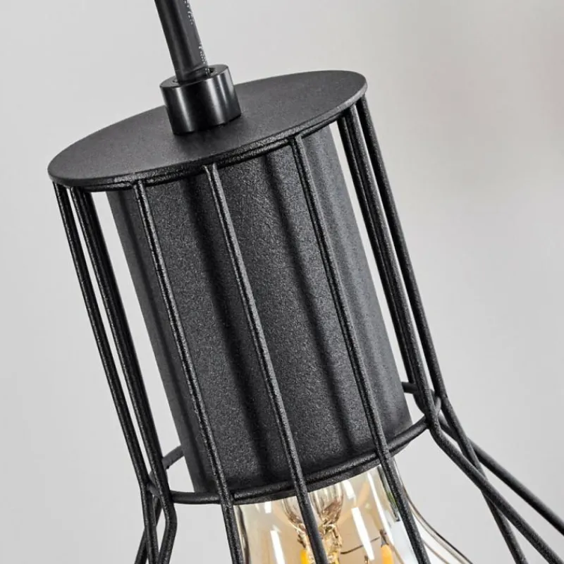 Luminaires Scandinaves-hofstein Suspension Bardhaman Écru, Noir, 4 lumières