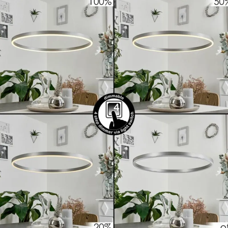 hofstein Suspension Barril LED Aluminium, 1 lumière