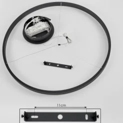 hofstein Suspension Barril LED Noir, 1 lumière