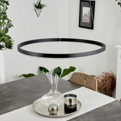 hofstein Suspension Barril LED Noir, 1 lumière