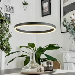 hofstein Suspension Barril LED Noir, 1 lumière