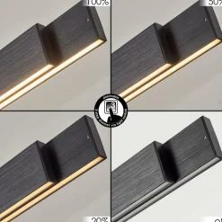 hofstein Suspension Battenheim LED Anthracite, 1 lumière