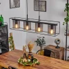 Lampes Industrielles-hofstein Suspension Bettaix Noir, 4 lumières
