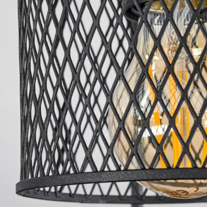 Lampes Industrielles-hofstein Suspension Bettaix Noir, 4 lumières