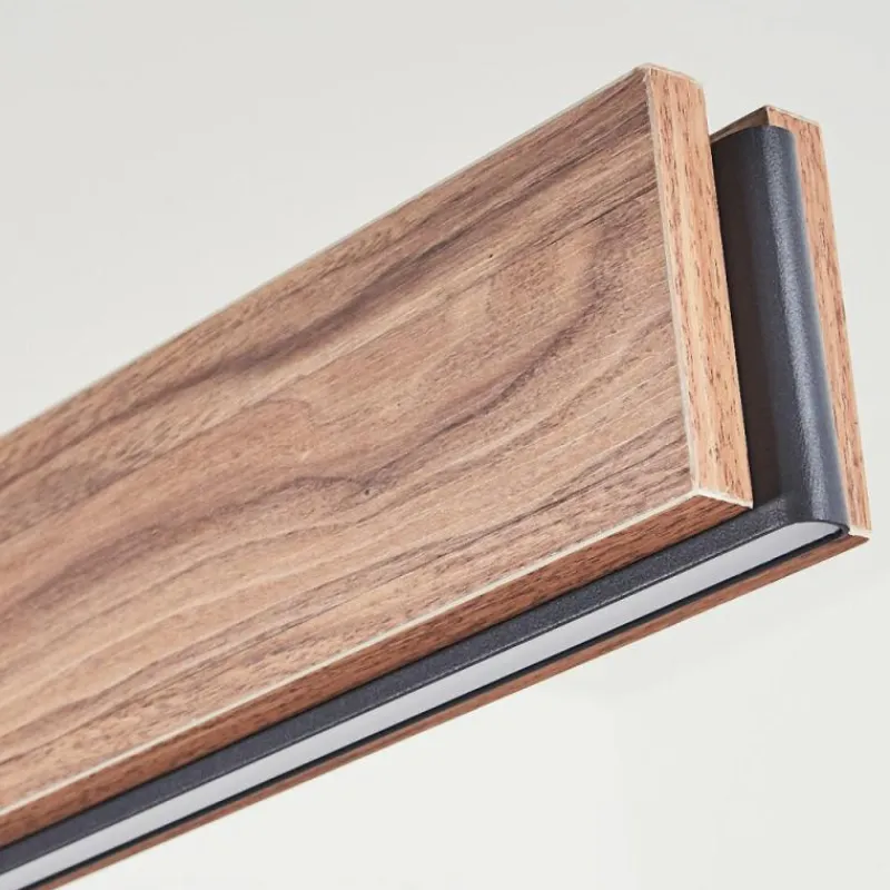 Luminaires Scandinaves-hofstein Suspension Blandford LED Noir, 1 lumière, Télécommandes, Changeur de couleurs