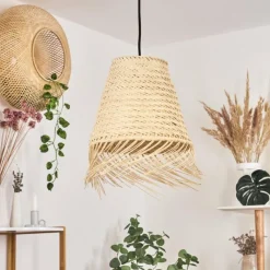 Luminaires Scandinaves-hofstein Suspension Bosgouet Écru, 1 lumière