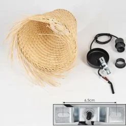 Luminaires Scandinaves-hofstein Suspension Bosgouet Écru, 1 lumière